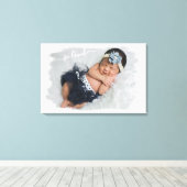 De douane personaliseert het Malplaatje van de Fot Canvas Afdruk (Insitu (Houten vloer))