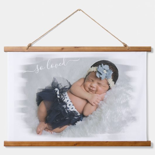 De douane personaliseert het Malplaatje van de Fot Hangend Wandkleed (Voorkant)