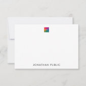 De douane uploadt hier uw eigen Logo van het Bedri Notitiekaartje (Voorkant)