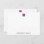 De douane uploadt hier uw eigen Logo van het Bedri Notitiekaartje (Voorkant / Achterkant)