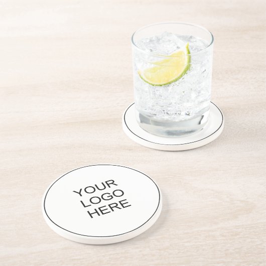 De douane uploadt hier Uw Eigen Logo van het Bedri Zandsteen Onderzetter (Zijkant)