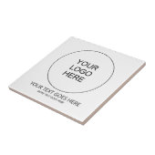 De douane uploadt Uw Eigen Logo Bedrijfs van het B Tegeltje (Zijkant)