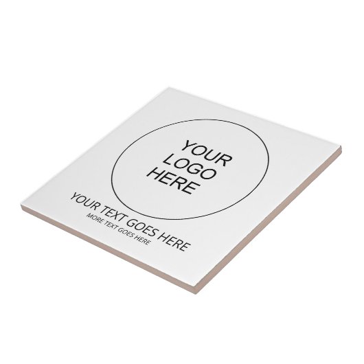 De douane uploadt Uw Eigen Logo Bedrijfs van het B Tegeltje (Zijkant)