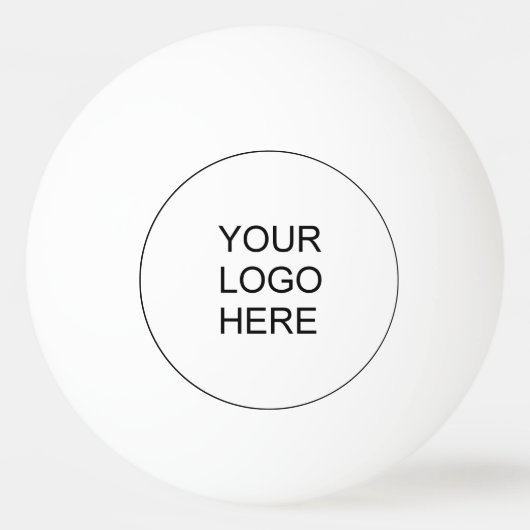 De douane uploadt Uw Eigen Logo hier Wit van het B Pingpongbal (Voorkant)