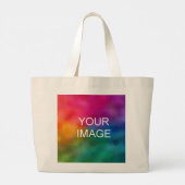 De douane uploadt Uw Logo van het Bedrijf van het  Grote Tote Bag (Achterkant)