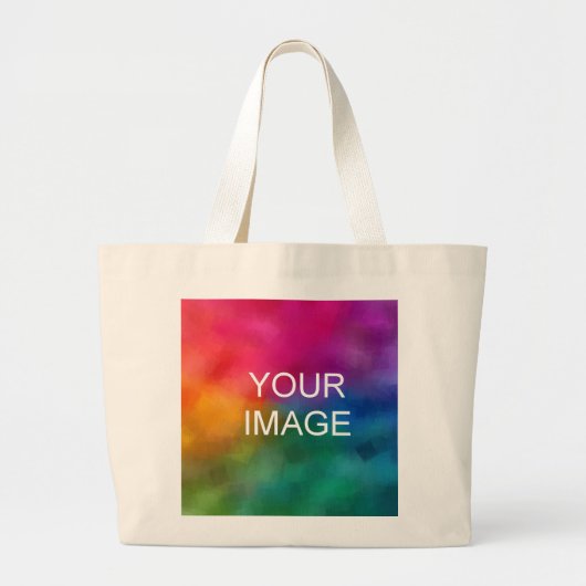 De douane uploadt Uw Logo van het Bedrijf van het  Grote Tote Bag (Voorkant)