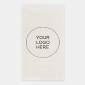 De douane uploadt voegt de Tekst Ecru van het Bedr Servet (Voorkant)