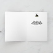 De douane Vaderdag Poppa draagt Vrouw & Kinder Kaart (Binnen)