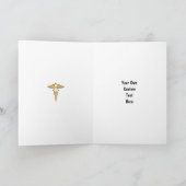 De Douane van de Gelukwensen van de verzorging Kaart (Binnen)