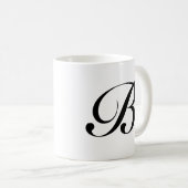 De douane van de klasse voegt uw eigen initiaal mo koffiemok (Voorkant rechts)