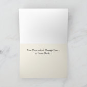 De Douane van het Wenskaart van de Brug van de Feestdagen Kaart (Binnen)