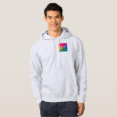 De douane voegt de Basis van de Mannen van de Sjab Hoodie (Voorkant volledig)