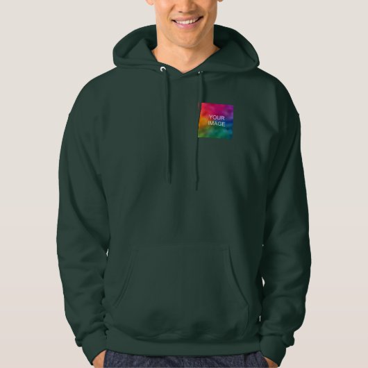 De douane voegt de Basis van de Mannen van de Sjab Hoodie (Voorkant)