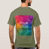 De douane voegt de Mannen van de Sjabloon van de T T-shirt (Achterkant)