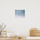 de douane voegt een ontwerp van de waterverf van h poster (Keuken)