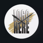 De douane voegt hier uw Logo op Moderne Wit toe Ronde Klok<br><div class="desc">Je logo is een groot deel van je merk. Het zal er fantastisch uitzien op dit klokgezicht. Upload nu je logo om te zien hoe het eruit zal zien. Verander de achtergrondkleur door uitgeven menu of contacteer me (Mary), om u te helpen. Samen kunnen wij de perfecte zoektocht naar uw...</div>