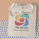 De douane voegt Uw Commerciële Marketing van het B Tote Bag<br><div class="desc">Eenvoudige,  chic marketing canvas tas voor een modern bedrijf of bedrijf dat op zoek is naar een klantencadeau voor klanten of werknemers. Voeg uw aangepaste bedrijfsnaam en logo toe.</div>