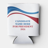 De douane voegt Uw Eigen Kandidaat voor President Blikjeskoeler (Voorkant)