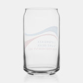 De douane voegt Uw Eigen Kandidaat voor President  Blikvorm Glas (Achterkant)