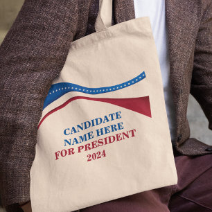 De douane voegt Uw Eigen Kandidaat voor President  Tote Bag