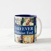 De douane voegt uw foto en tekst toe tweekleurige koffiemok (Voorkant rechts)