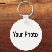 De douane voegt uw foto sleutelhanger toe (Voorkant)