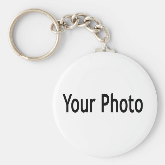 De douane voegt uw foto sleutelhanger toe (Voorkant)