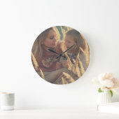 de douane voegt uw foto toe gepersonaliseerd grote klok (Huis)