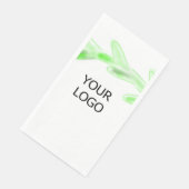 de douane voegt uw logo gepersonaliseerde bedrijfs servet (Hoek)