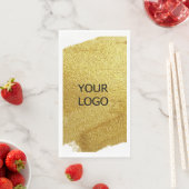 de douane voegt uw logo gepersonaliseerde bedrijfs servet (Insitu)