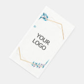 de douane voegt uw logo gepersonaliseerde bedrijfs servet (Hoek)