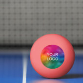 De douane voegt Uw Logo van het Bedrijf hier Roze Pingpongbal (Net)