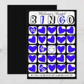 De douane vult het in brudal bingo blauwe spelkaar (Voorkant / Achterkant)