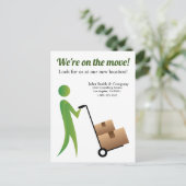 De douane wij beweegt het Cijfer van de Tik met Ha Briefkaart (Staand voorkant)