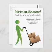 De douane wij beweegt het Cijfer van de Tik met Ha Briefkaart (Voorkant / Achterkant)