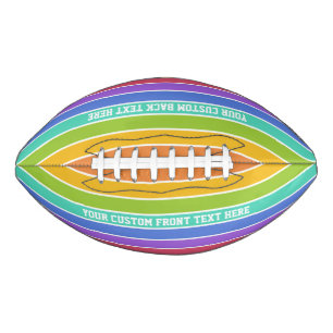 De douanefootball van de Kleuren van de regenboog American Football