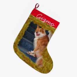 De Douanefoto/de Naam Kleine Kerstmiskous van Pet Grote Kerstsok