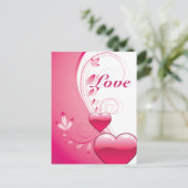 De douanegiften van de Valentijnsdag van de liefde Feestdagenkaart (Staand voorkant)