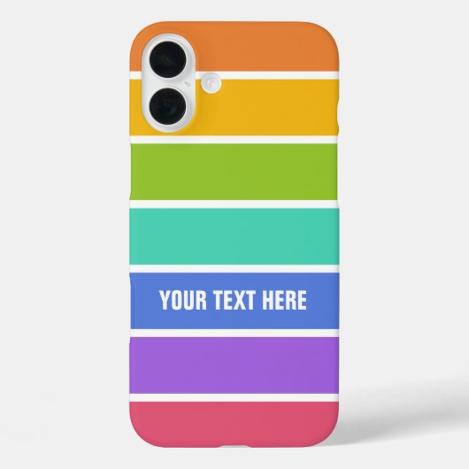 De douanehoesje van de Kleuren van de regenboog Case-Mate iPhone Case (Achterkant)