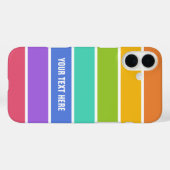De douanehoesje van de Kleuren van de regenboog Case-Mate iPhone Case (Achterkant (horizontaal))