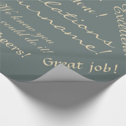 De douanenaam van felicitaties het verpakken papie cadeaupapier (Hoek)