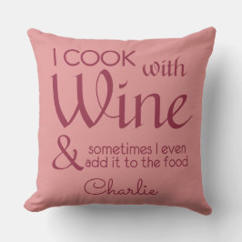 De douanenaam van het citaat van de wijn werpt kus kussen