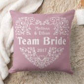 De douanenamen van de Bride van het team & de kuss Kussen (Deken)