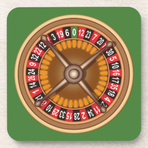 De douaneonderzetters van het Wiel van de roulette Drankjes Onderzetter