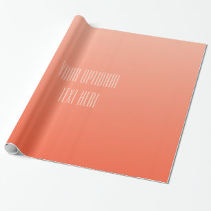 De douanetekst van de Gradiënt van de peach die pa Cadeaupapier