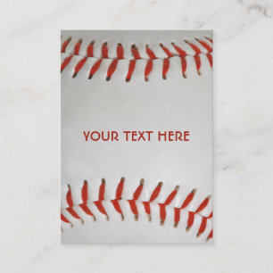 De douanevisitekaartjes van het honkbal visitekaartje