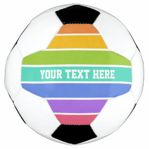 De douanevoetbal van de Kleuren van de regenboog Voetbal