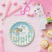 De Douche van de Jongen van het Baby van de Papieren Bordje (Feest)