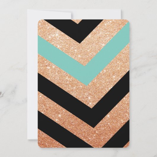 De douche van de Pineappelparen van koper nodigt u Kaart (Achterkant)