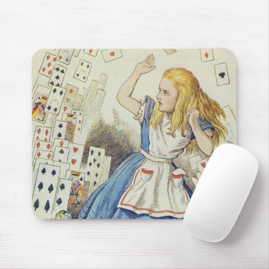De douche van kaarten muismat (Met muis)